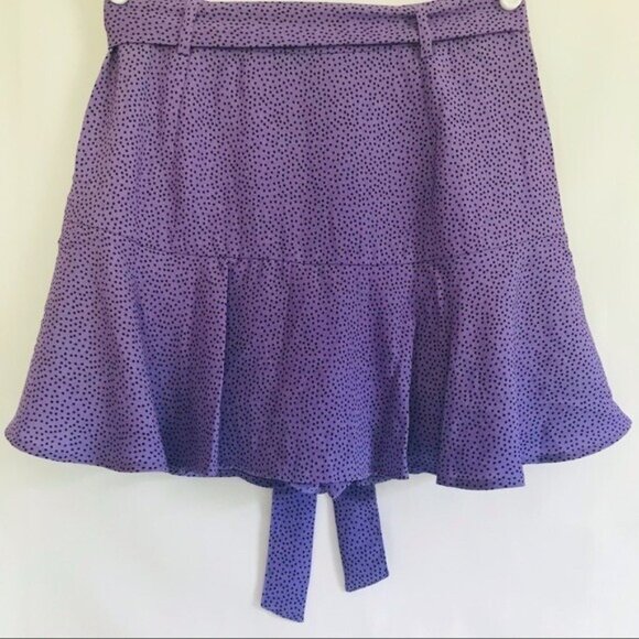 Love for Humanity Women's Purple Polka Dot Skort Size M Lightweight Casual NWT - Picture 2 of 11
